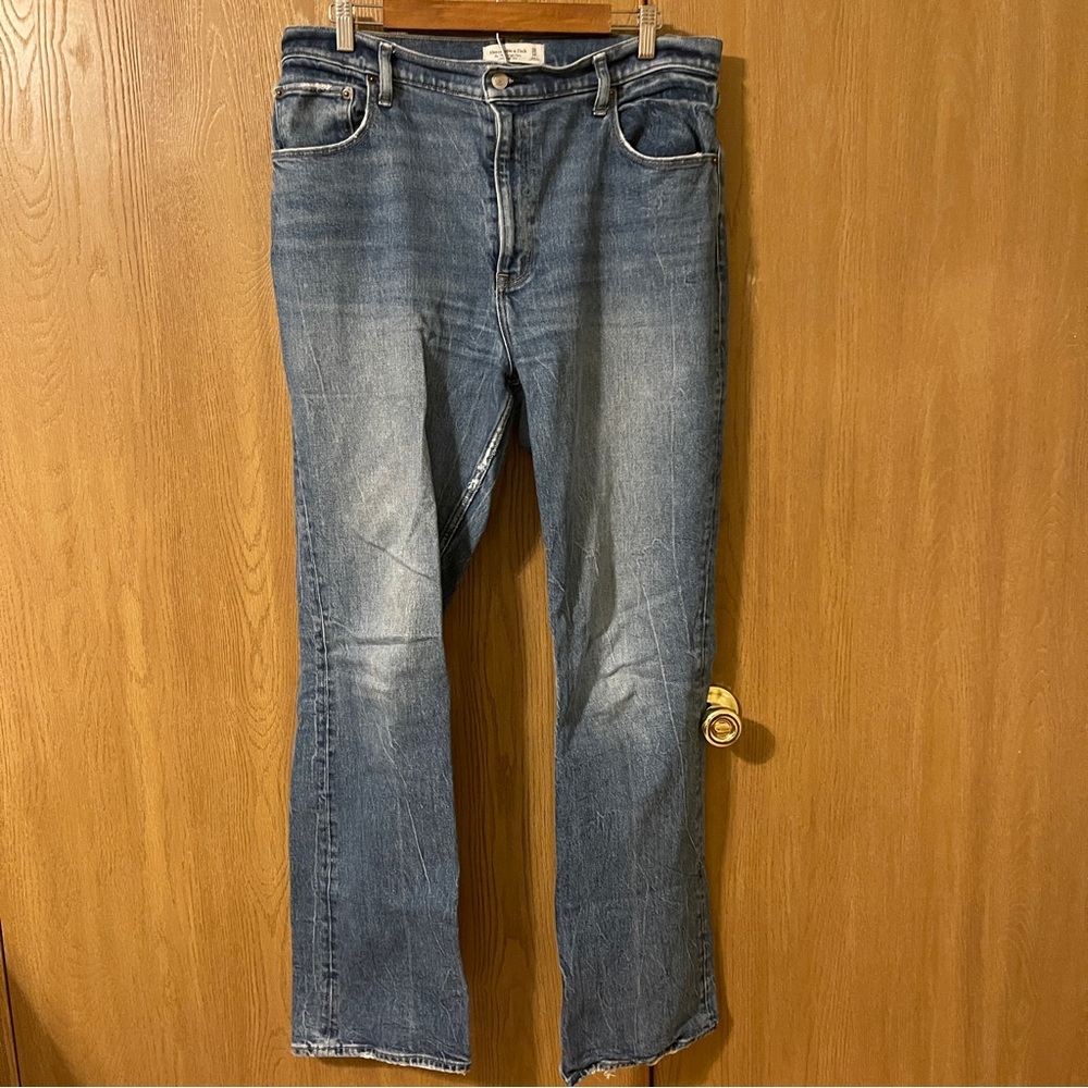 Abercrombie 70s Vintage Flare Ultra High Rise Jeans